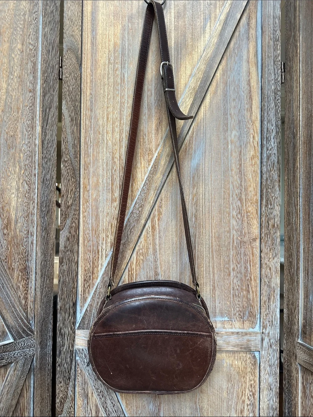Coach Vintage Chester Canteen Leather Crossbody Shoulder Bag Restoration Project